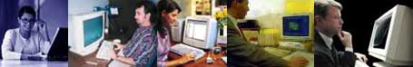 People at work on their computers